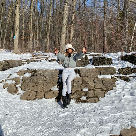 Sherpa Jacket Black/White - Picture 4 of 5